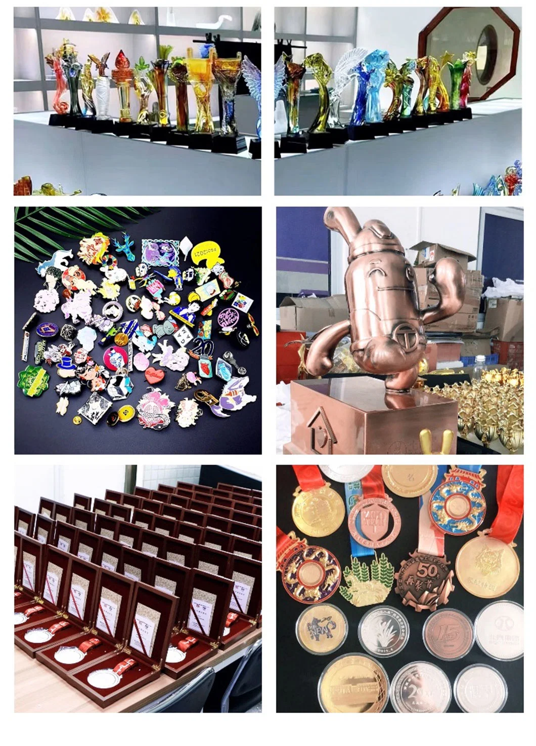 Chinese Manufacturer Jianxin Custom Wholesale Crafts Marathon Singing Awards Running Pure Copper Metal Trophymedal